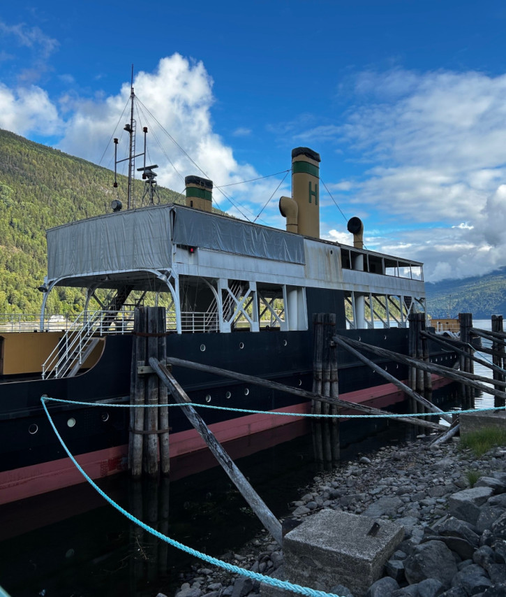 Kort stopp ved Tinnsjøen